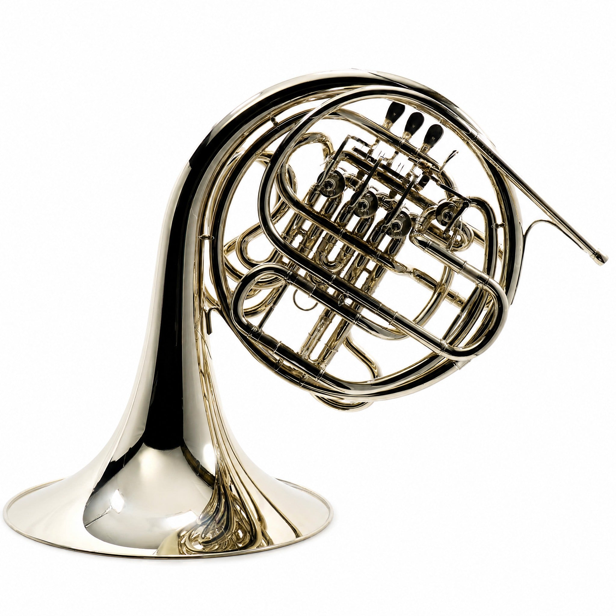 Hans Hoyer HH6802NS-1-0 'Heritage' Kruspe Wrap Double French Horn in Nickel Silver