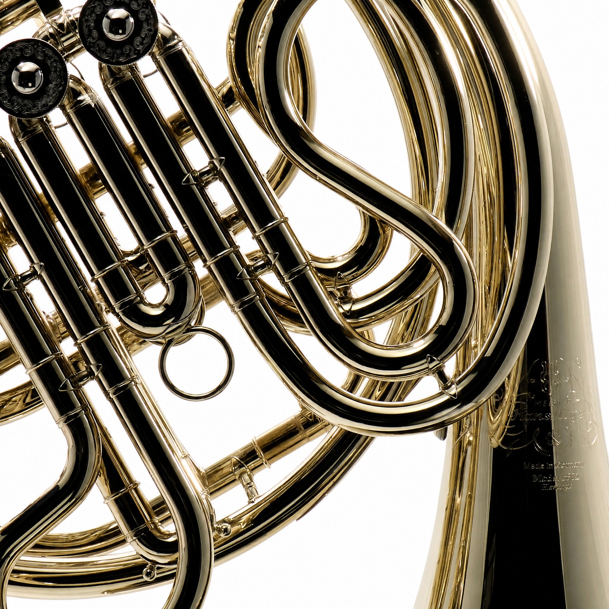 Hans Hoyer HH6802NS-1-0 'Heritage' Kruspe Wrap Double French Horn in Nickel Silver