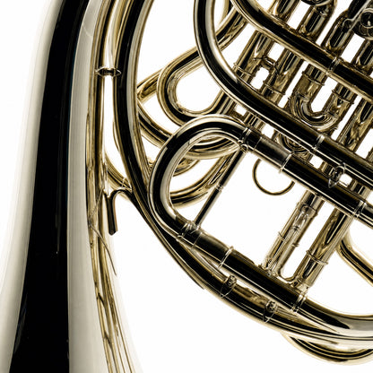 Hans Hoyer HH6802NS-1-0 'Heritage' Kruspe Wrap Double French Horn in Nickel Silver