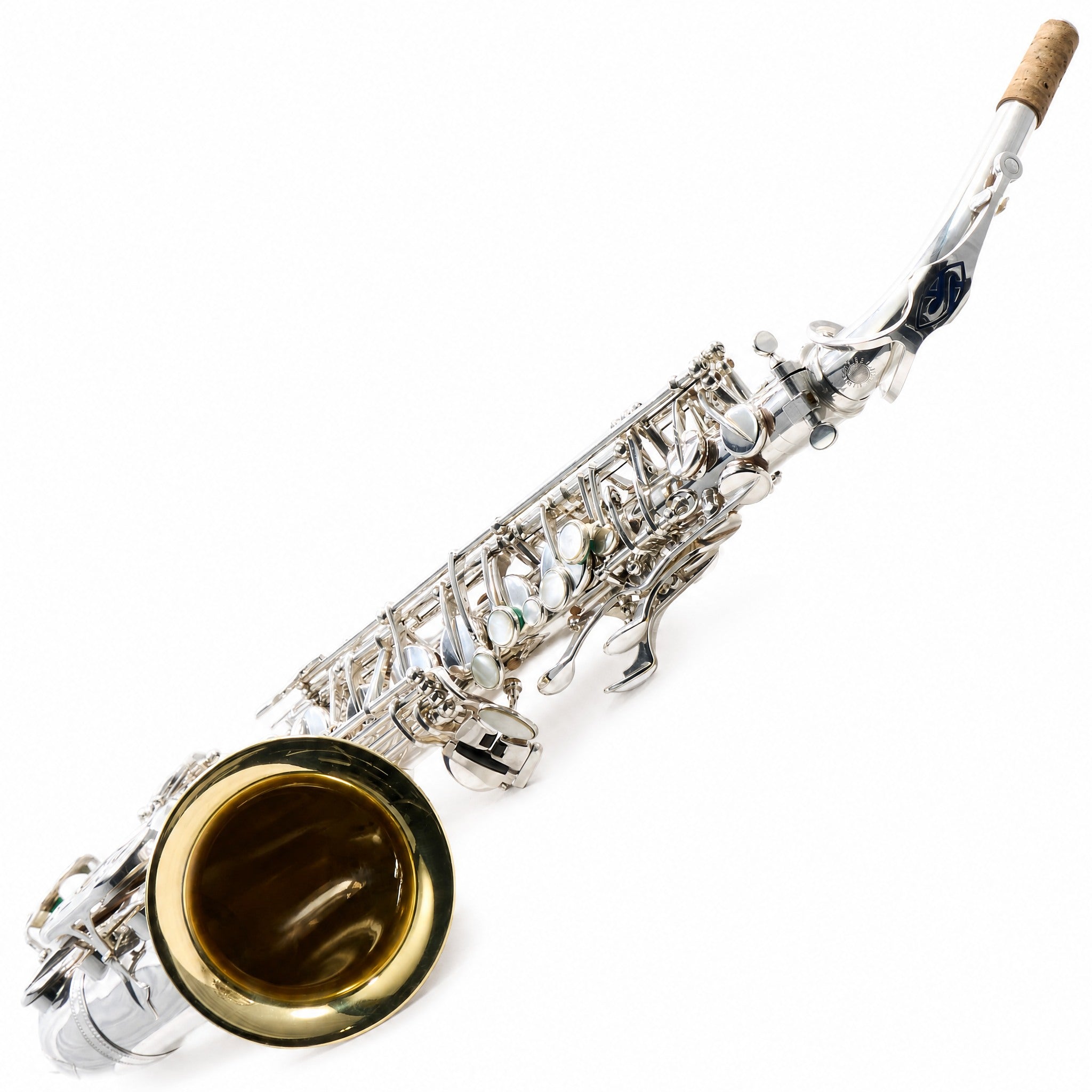 Selmer Paris Mark VI Professional Alto Saxophone in Silver Plate & Gold Wash Bell