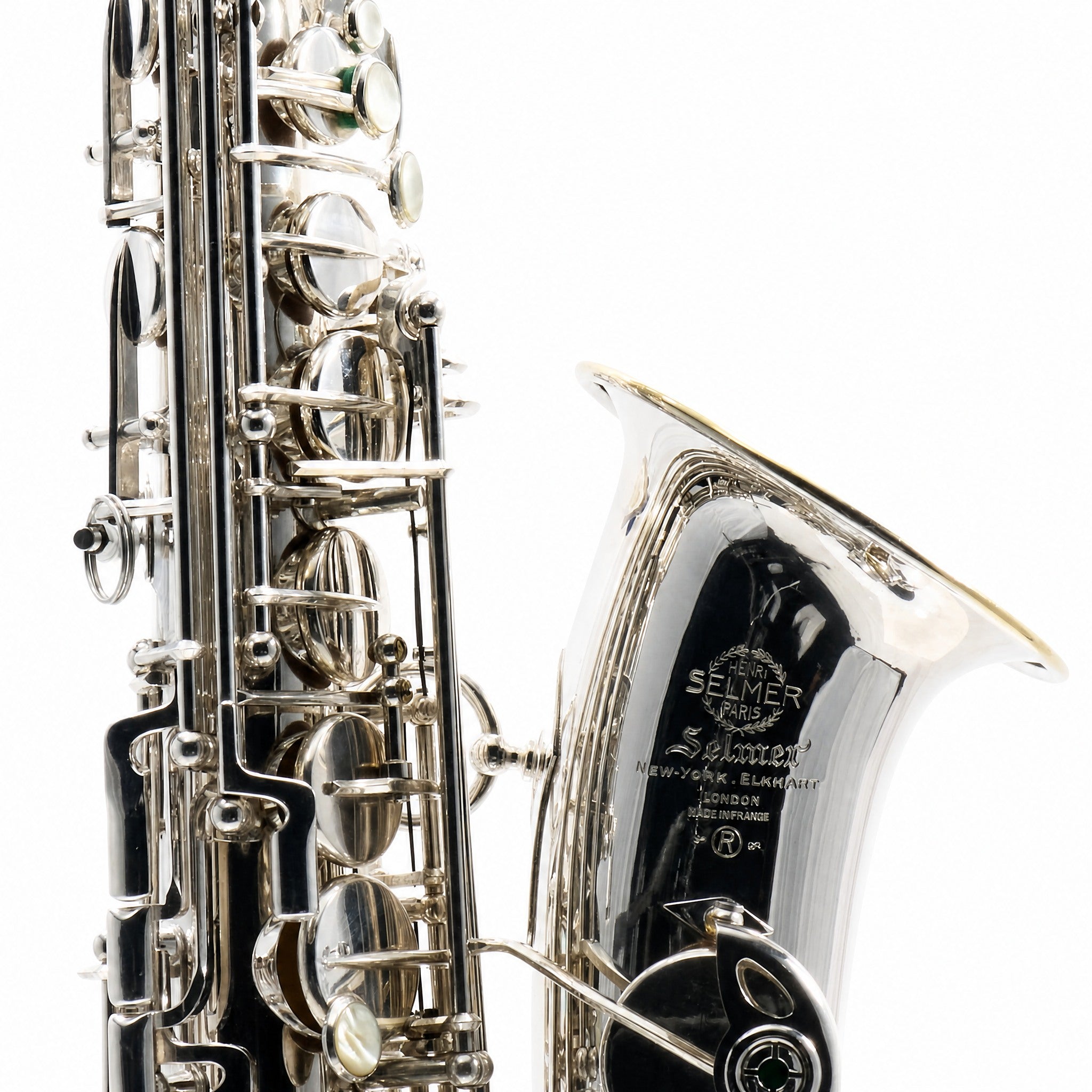 Selmer Paris Mark VI Professional Alto Saxophone in Silver Plate & Gold Wash Bell