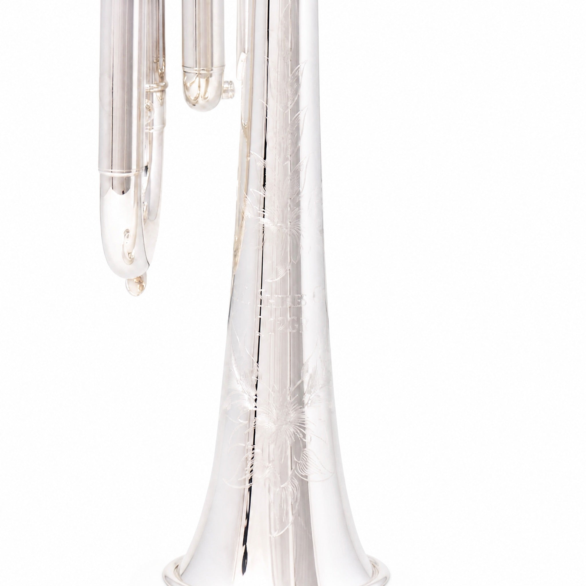 S.E. Shires Q12GRS Professional Bb Trumpet in Silver Plate