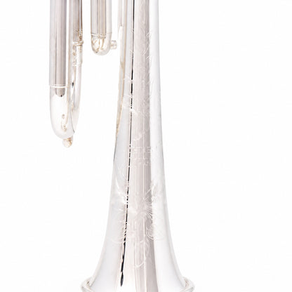S.E. Shires Q12GRS Professional Bb Trumpet in Silver Plate