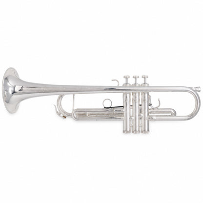 S.E. Shires Q12GRS Professional Bb Trumpet in Silver Plate