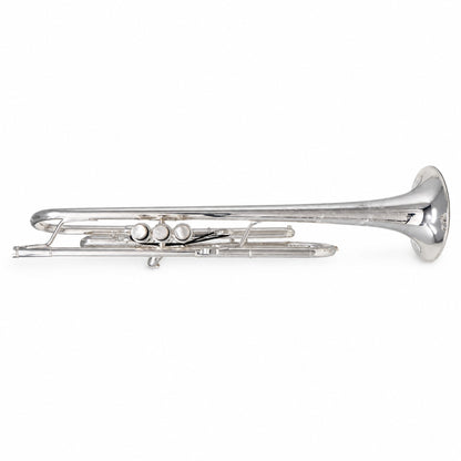 S.E. Shires Q12GRS Professional Bb Trumpet in Silver Plate