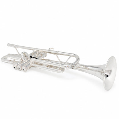S.E. Shires Q12GRS Professional Bb Trumpet in Silver Plate
