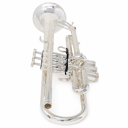 S.E. Shires Q12GRS Professional Bb Trumpet in Silver Plate