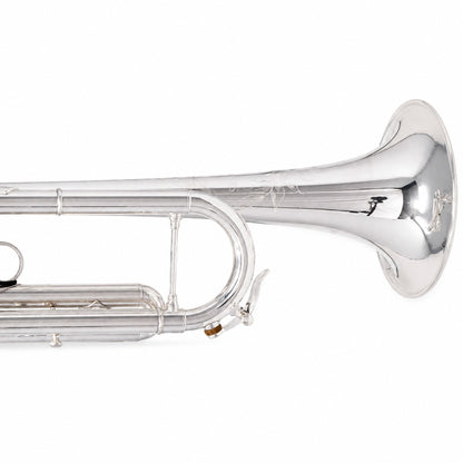 S.E. Shires Q12GRS Professional Bb Trumpet in Silver Plate