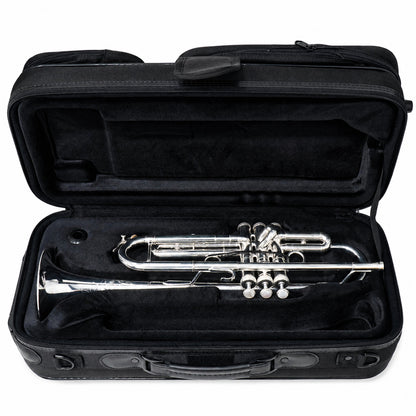S.E. Shires Q12GRS Professional Bb Trumpet in Silver Plate