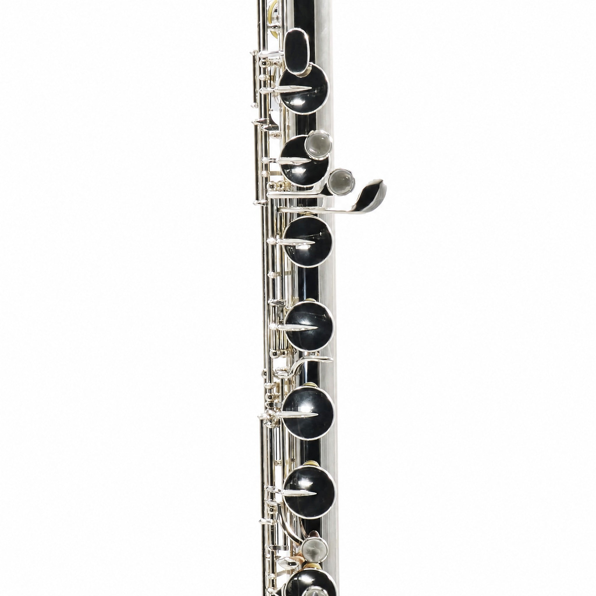 Jupiter JBF1100E Professional Vertical Bass Flute in Silver Plate