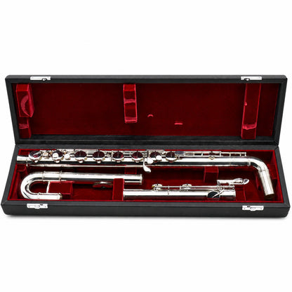 Jupiter JBF1100E Professional Vertical Bass Flute in Silver Plate