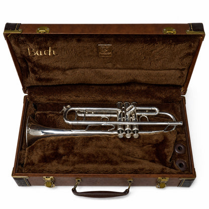 Bach 180S37 Stradivarius Professional Bb Trumpet in Silver Plate SN 609541
