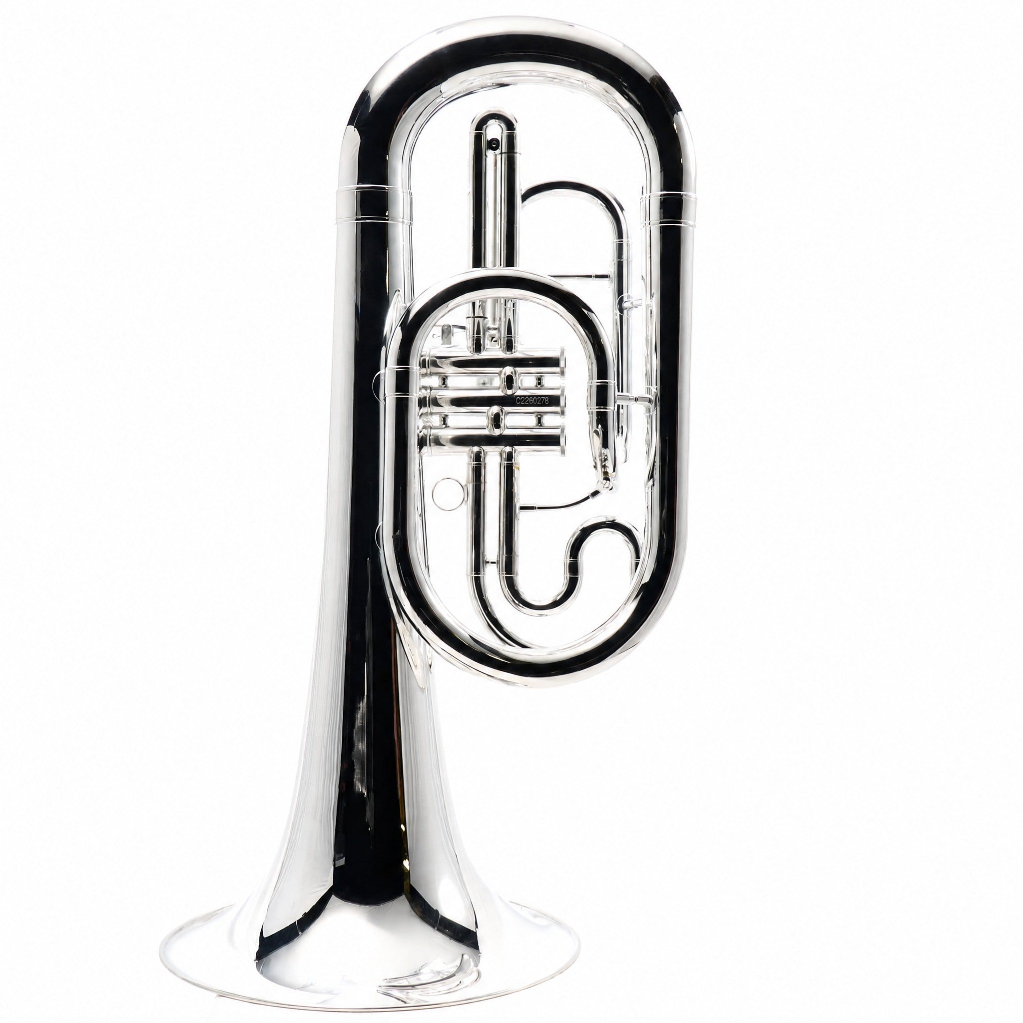 Eastman EME421S Intermediate Bb Marching Euphonium in Silver Plate