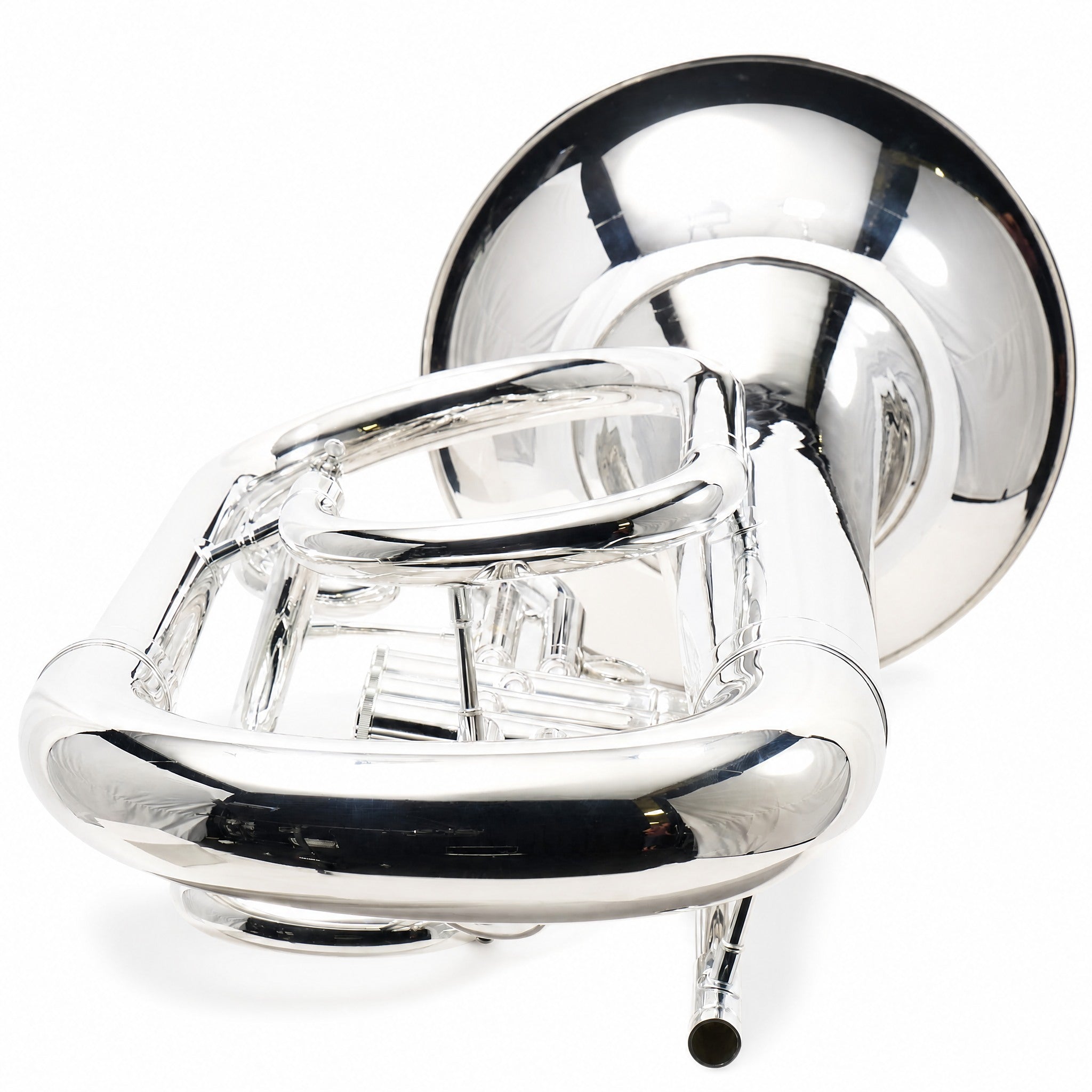 Eastman EME421S Intermediate Bb Marching Euphonium in Silver Plate