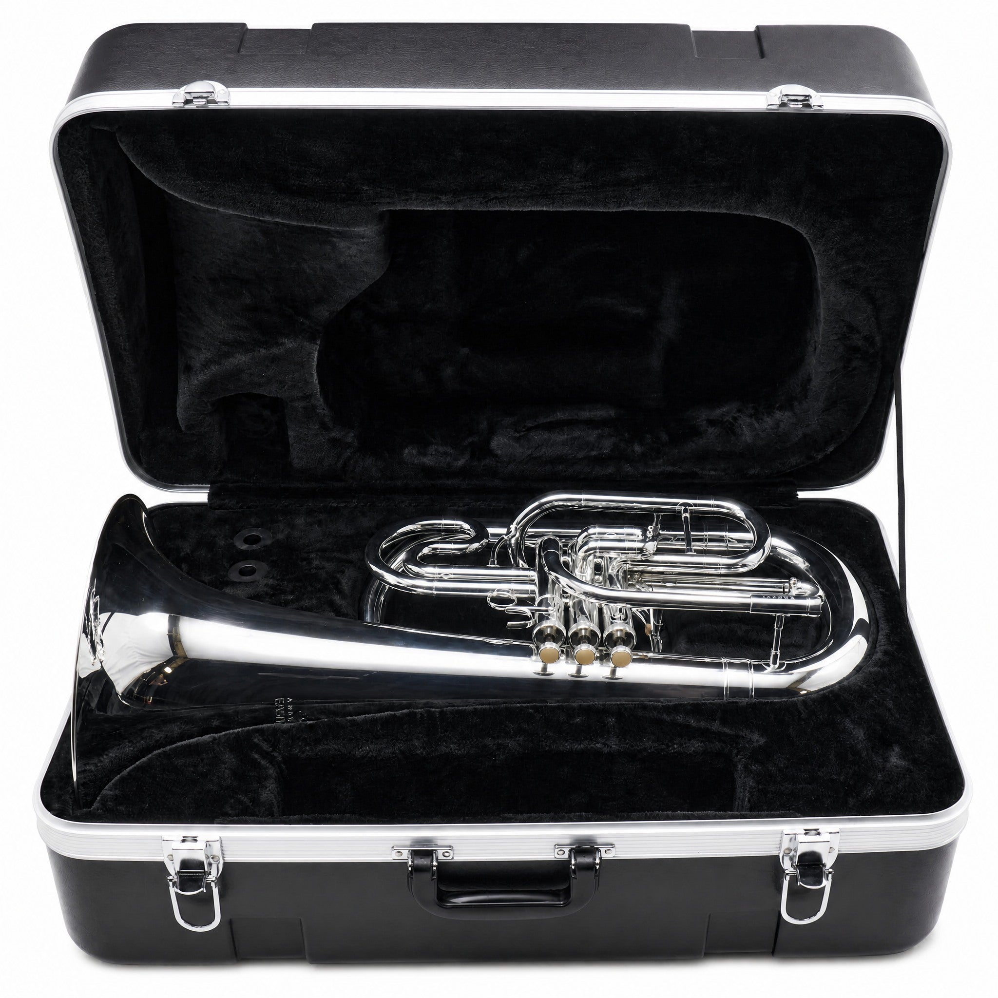 Eastman EME421S Intermediate Bb Marching Euphonium in Silver Plate