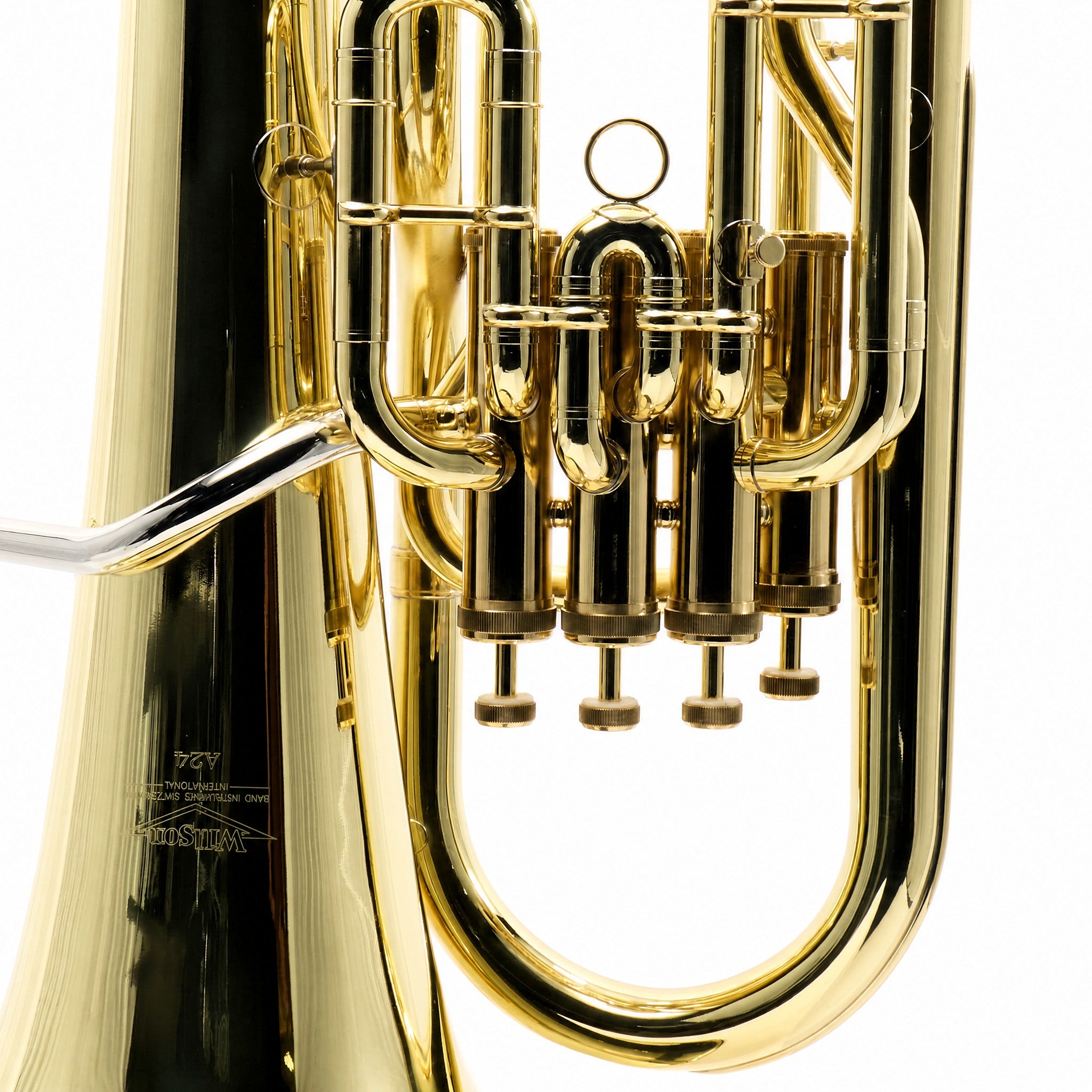 Willson A24 A-Series Student 4-Valve Euphonium in Clear Lacquer