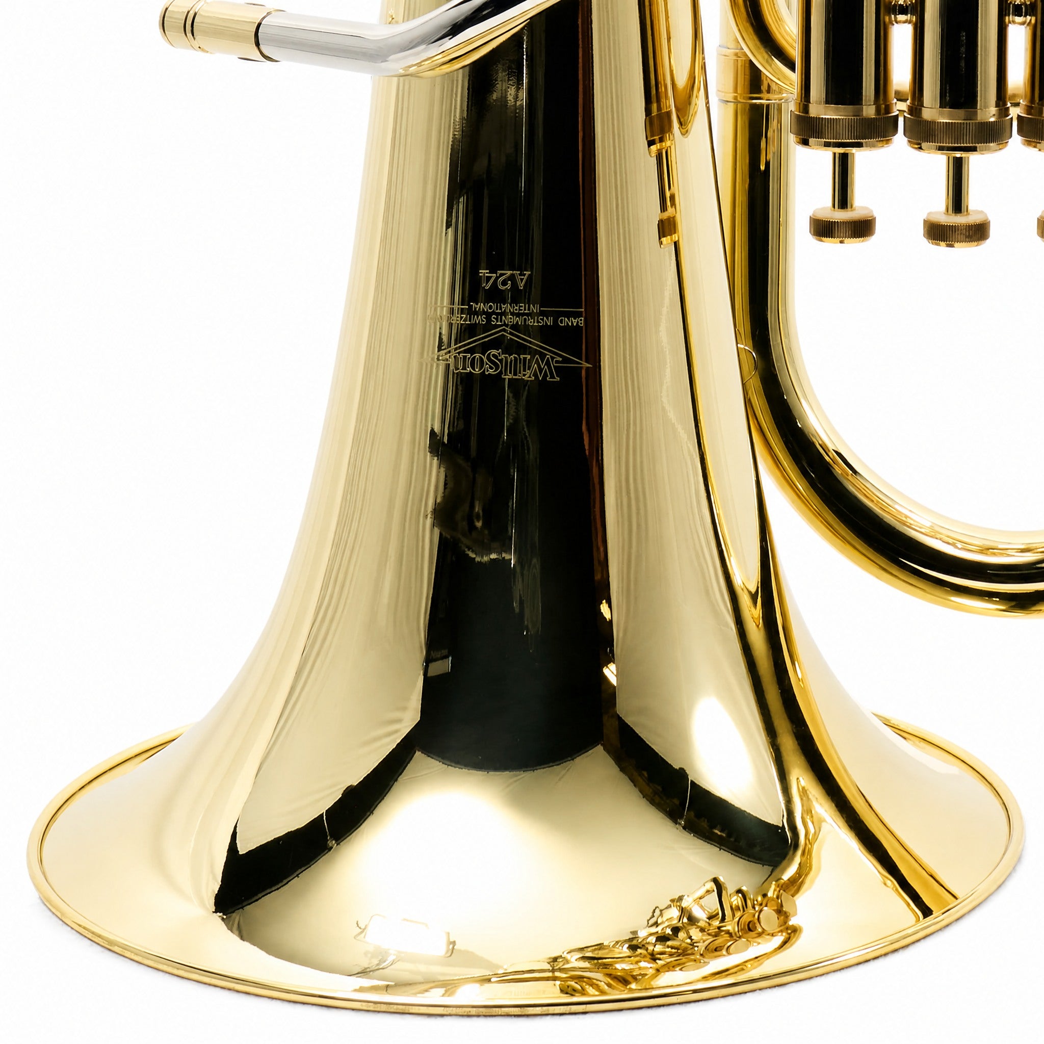 Willson A24 A-Series Student 4-Valve Euphonium in Clear Lacquer