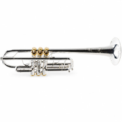 Eastman ETR530GS Intermediate C Trumpet in Silver Plate