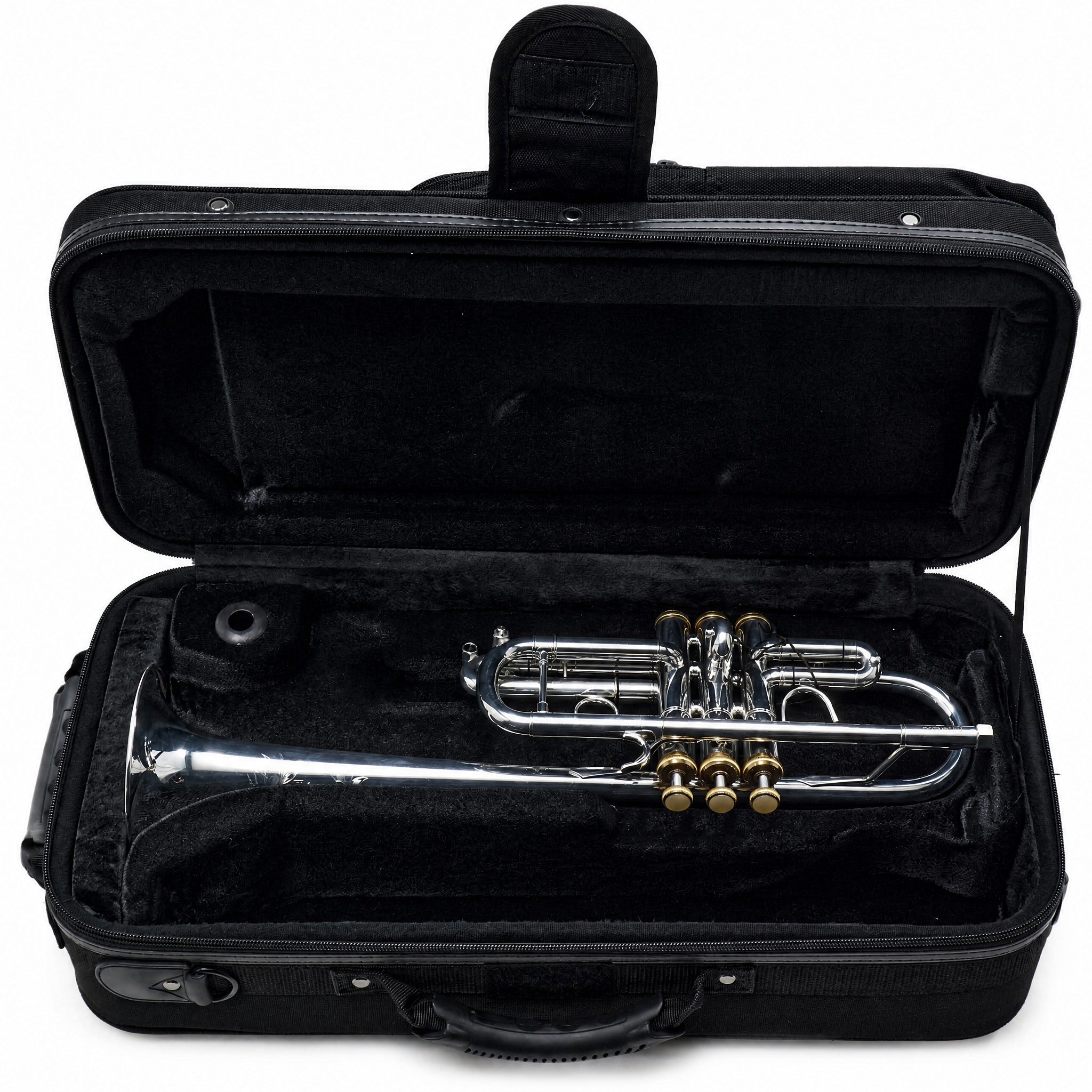 Eastman ETR530GS Intermediate C Trumpet in Silver Plate