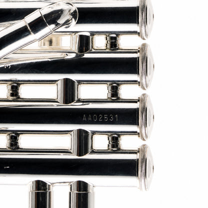 Jupiter XO 1700S Professional Bb/A Piccolo Trumpet in Silver Plate