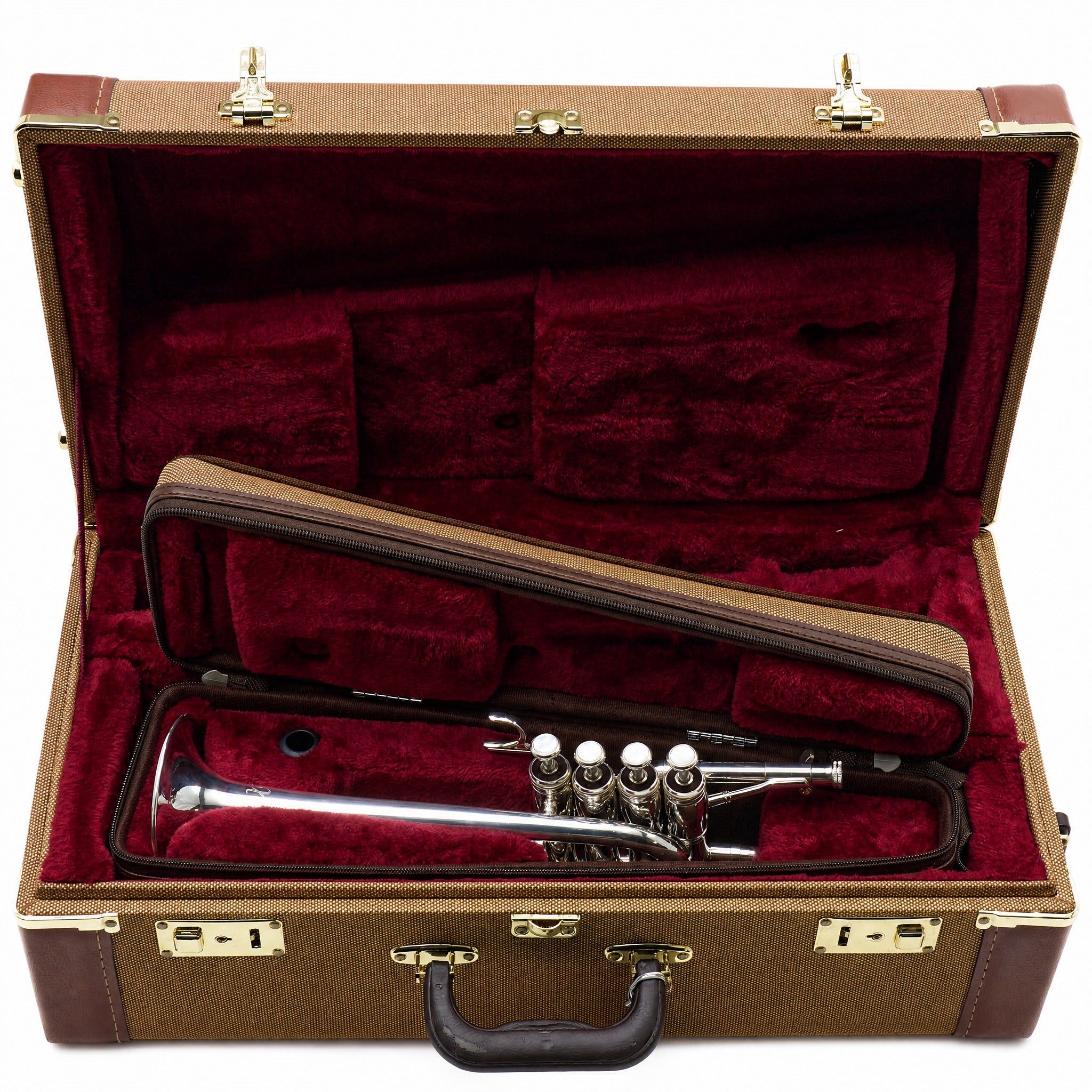 Jupiter XO 1700S Professional Bb/A Piccolo Trumpet in Silver Plate