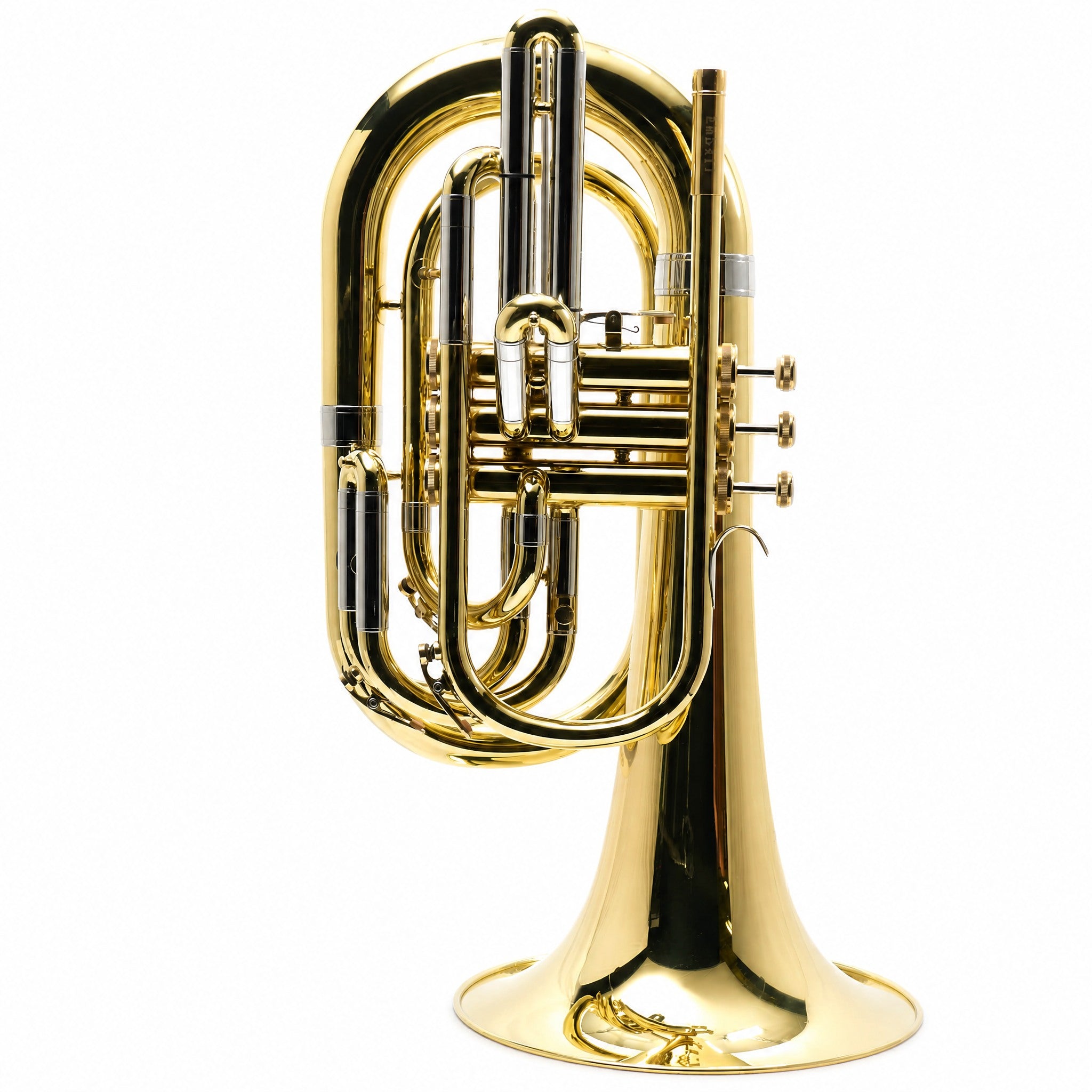 Eastman EMB411 Intermediate Bb Marching Baritone Horn in Clear Lacquer