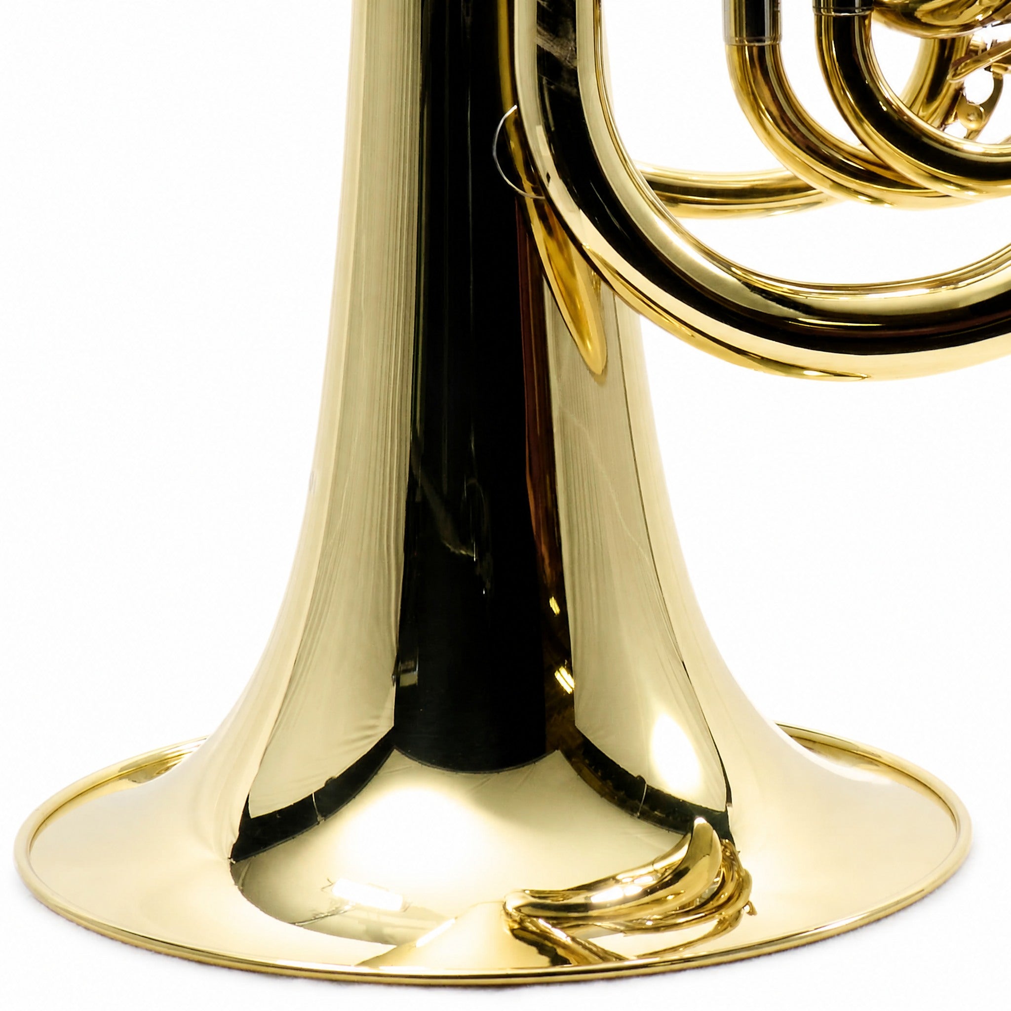 Eastman EMB411 Intermediate Bb Marching Baritone Horn in Clear Lacquer
