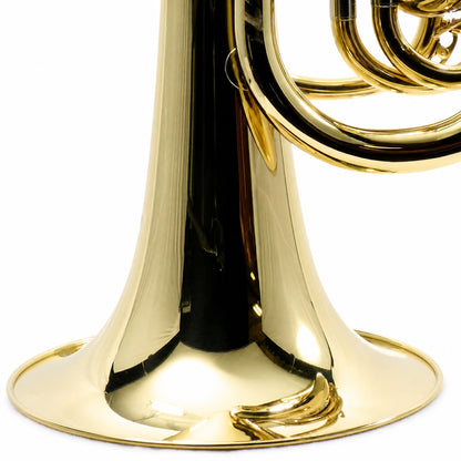 Eastman EMB411 Intermediate Bb Marching Baritone Horn in Clear Lacquer