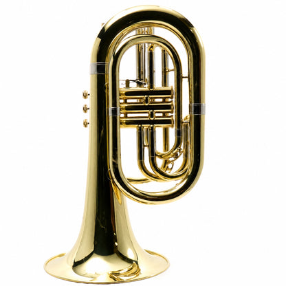 Eastman EMB411 Intermediate Bb Marching Baritone Horn in Clear Lacquer