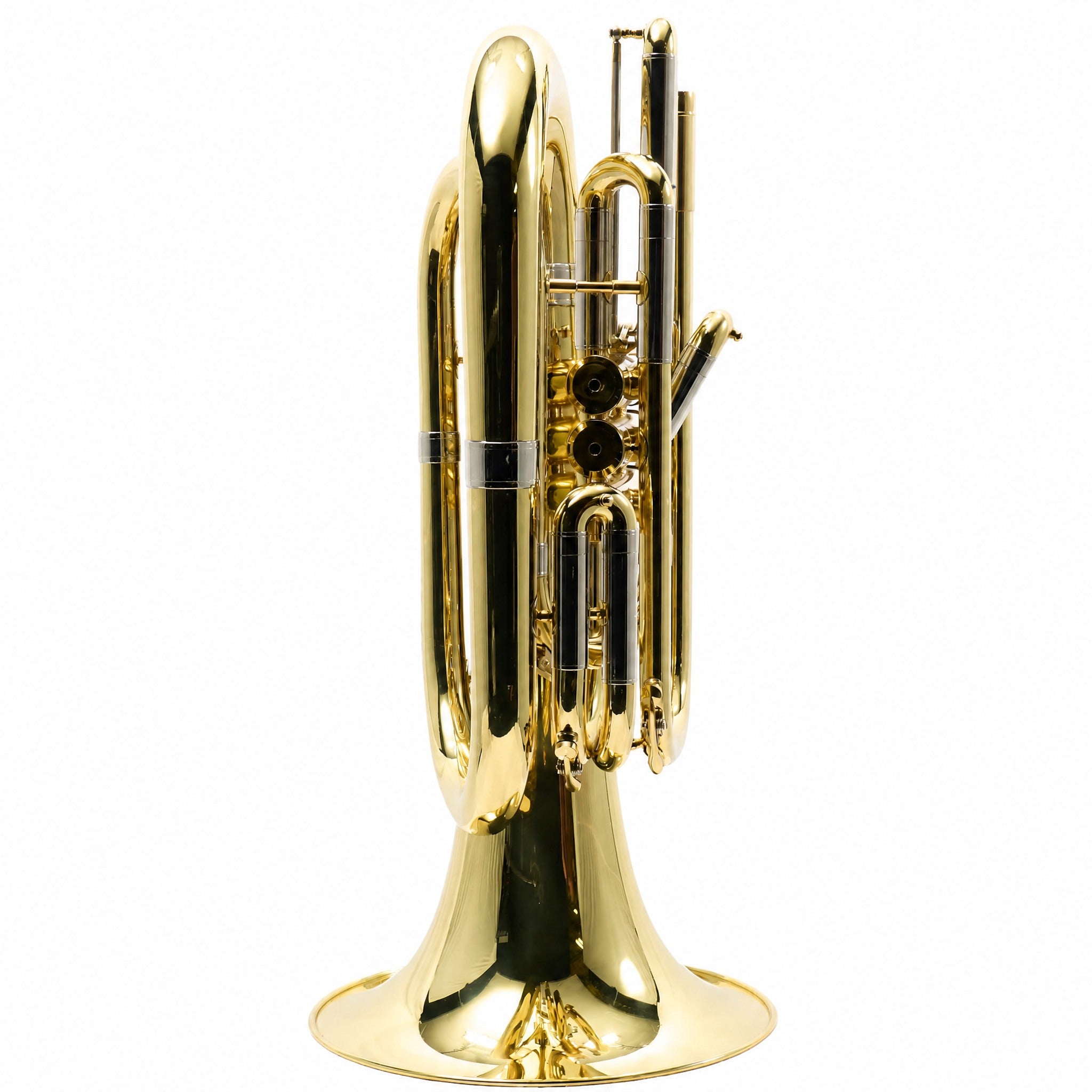 Eastman EMB411 Intermediate Bb Marching Baritone Horn in Clear Lacquer