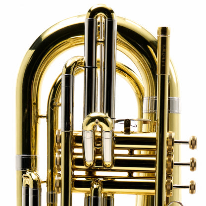 Eastman EMB411 Intermediate Bb Marching Baritone Horn in Clear Lacquer