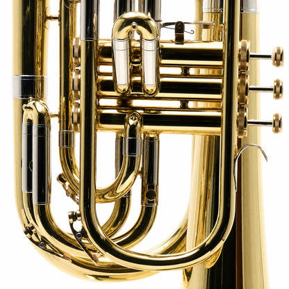 Eastman EMB411 Intermediate Bb Marching Baritone Horn in Clear Lacquer