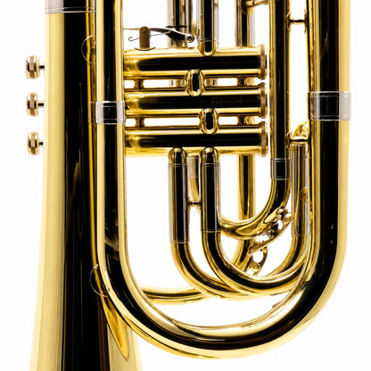 Eastman EMB411 Intermediate Bb Marching Baritone Horn in Clear Lacquer