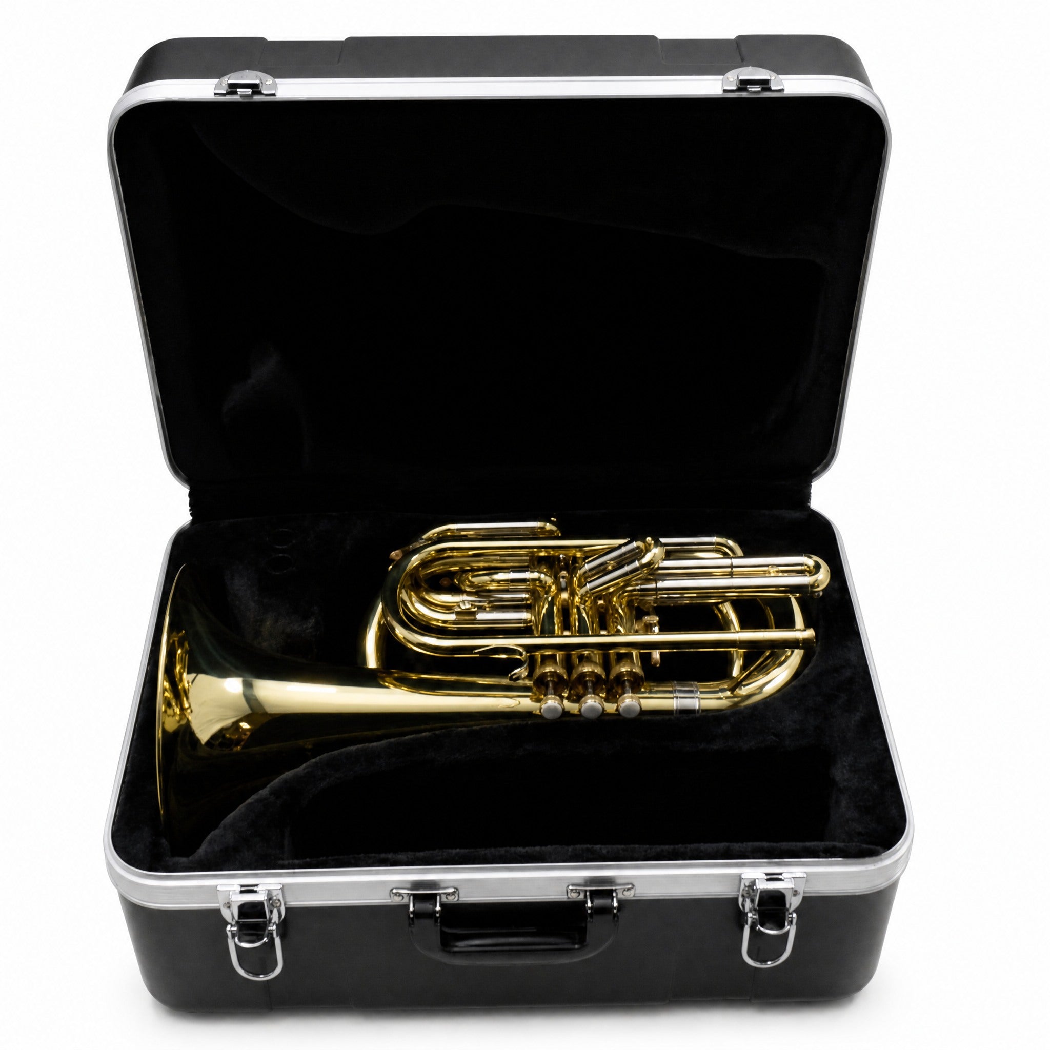 Eastman EMB411 Intermediate Bb Marching Baritone Horn in Clear Lacquer