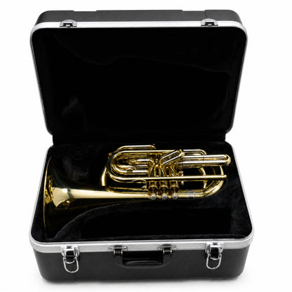 Eastman EMB411 Intermediate Bb Marching Baritone Horn in Clear Lacquer