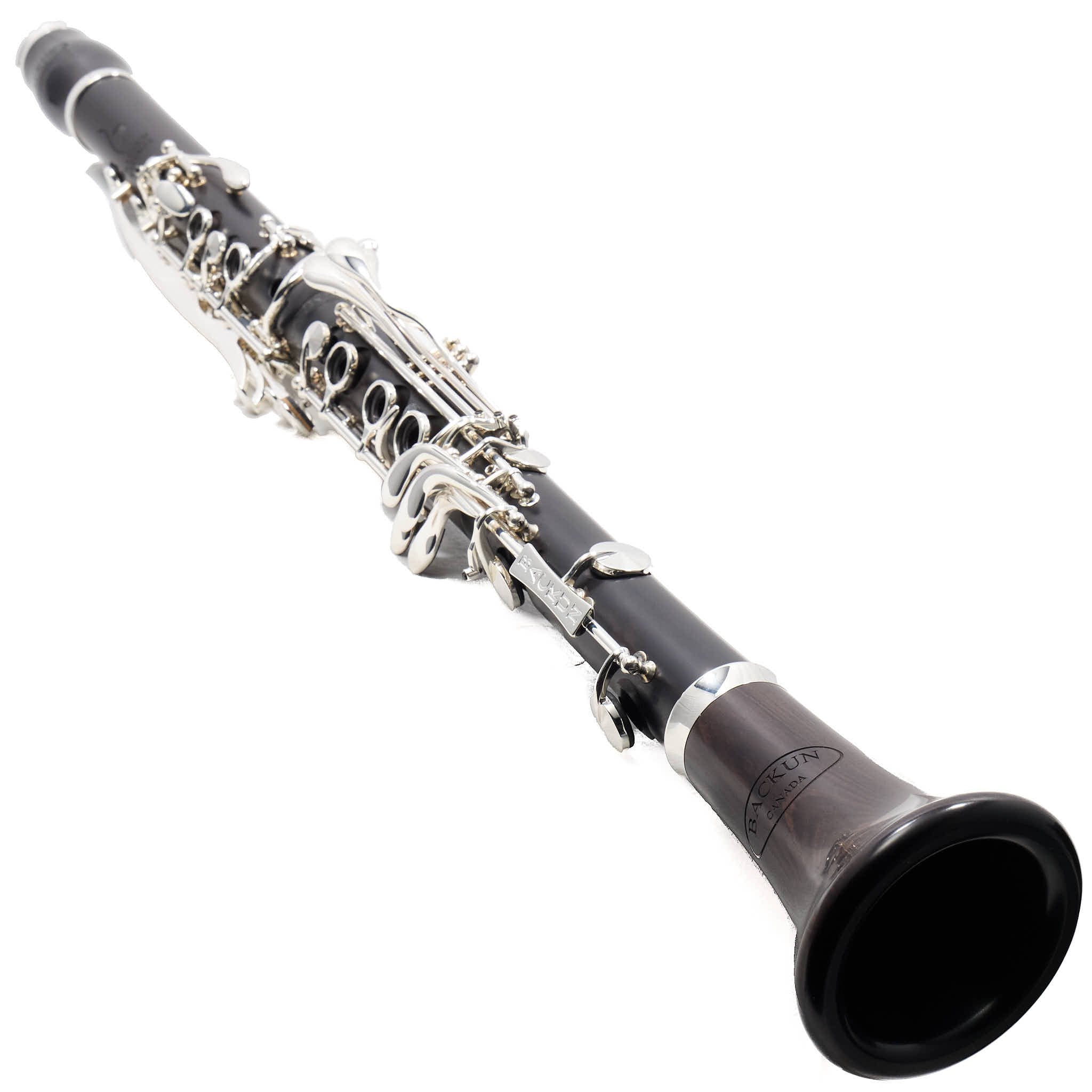 Backun 'Essence' Professional A Clarinet In Grenadilla with Silver Keys