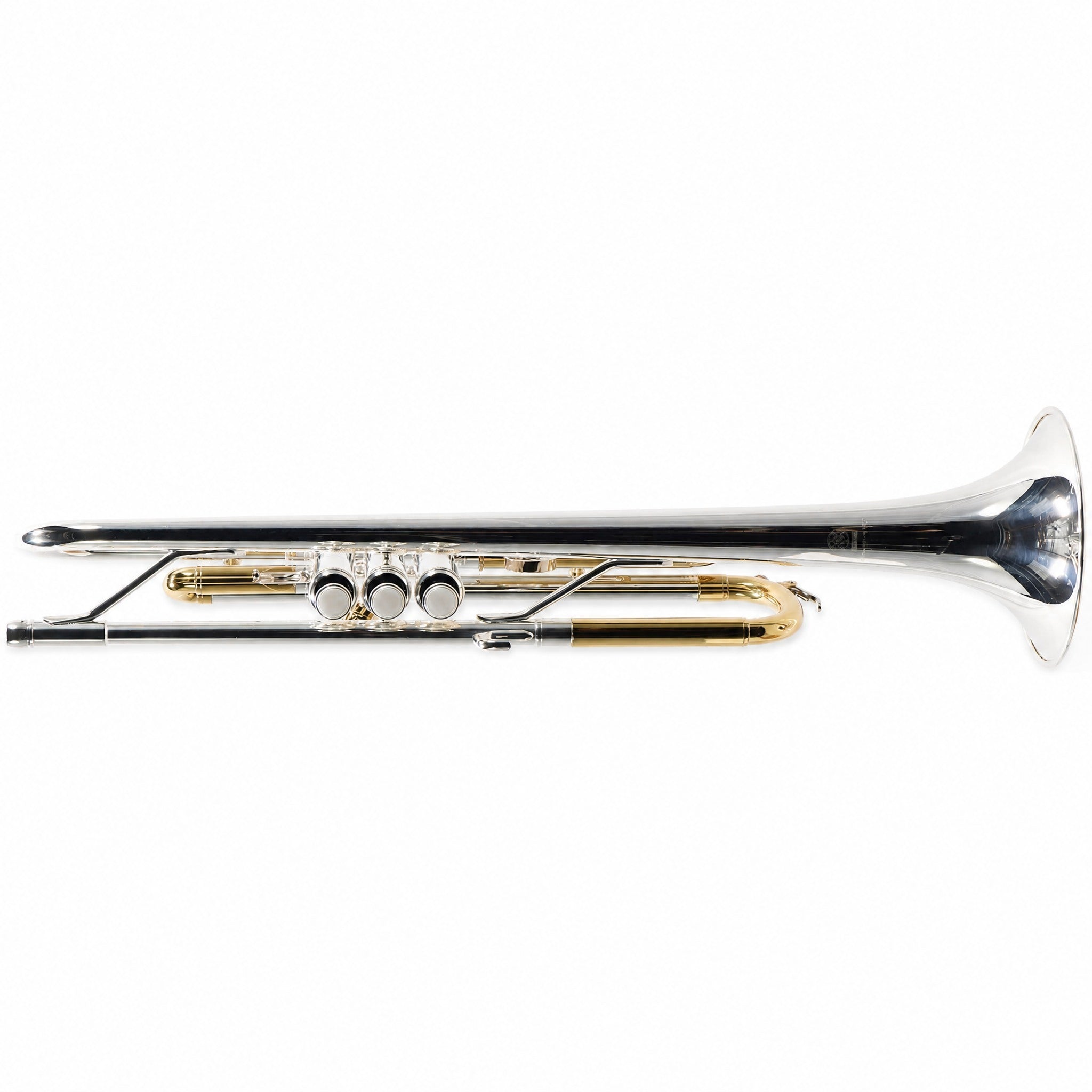 Yamaha YTR-5330MRC Intermediate Mariachi Bb Trumpet in Silver Plate with Gold Highlights