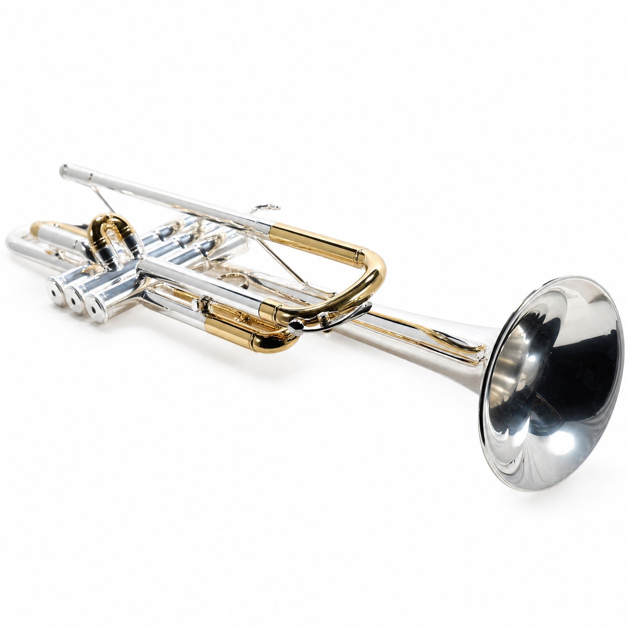 Yamaha YTR-5330MRC Intermediate Mariachi Bb Trumpet in Silver Plate with Gold Highlights