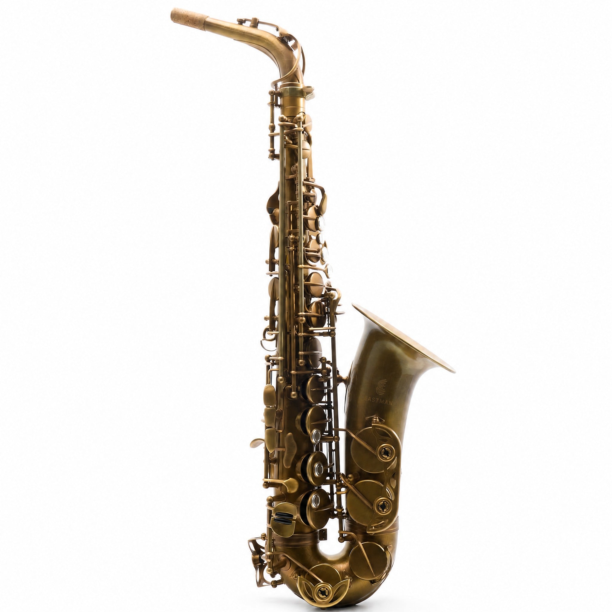 Eastman EAS852 '52nd Street' Professional Alto Saxophone in Aged Unlacquered Brass