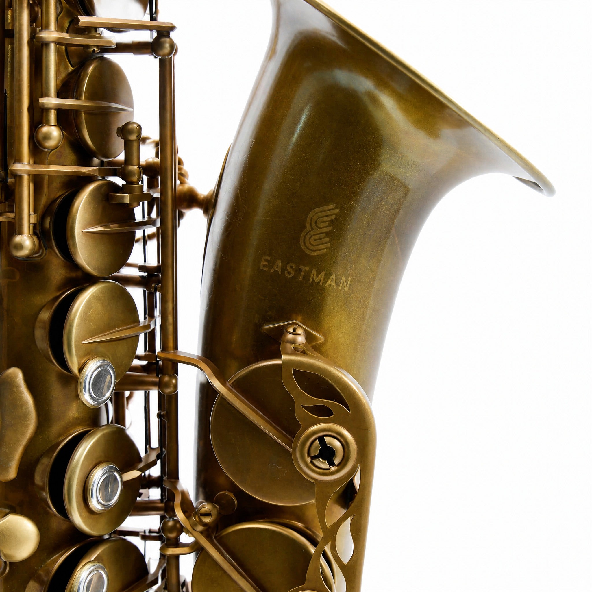 Eastman EAS852 '52nd Street' Professional Alto Saxophone in Aged Unlacquered Brass