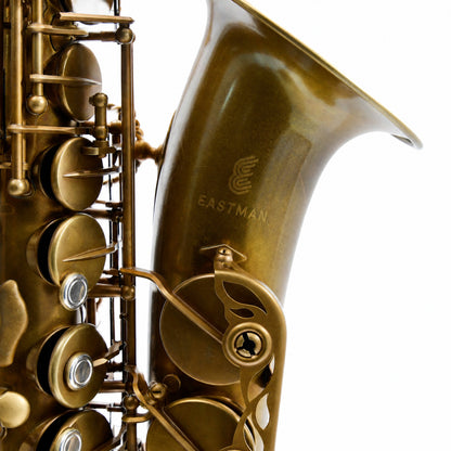 Eastman EAS852 '52nd Street' Professional Alto Saxophone in Aged Unlacquered Brass