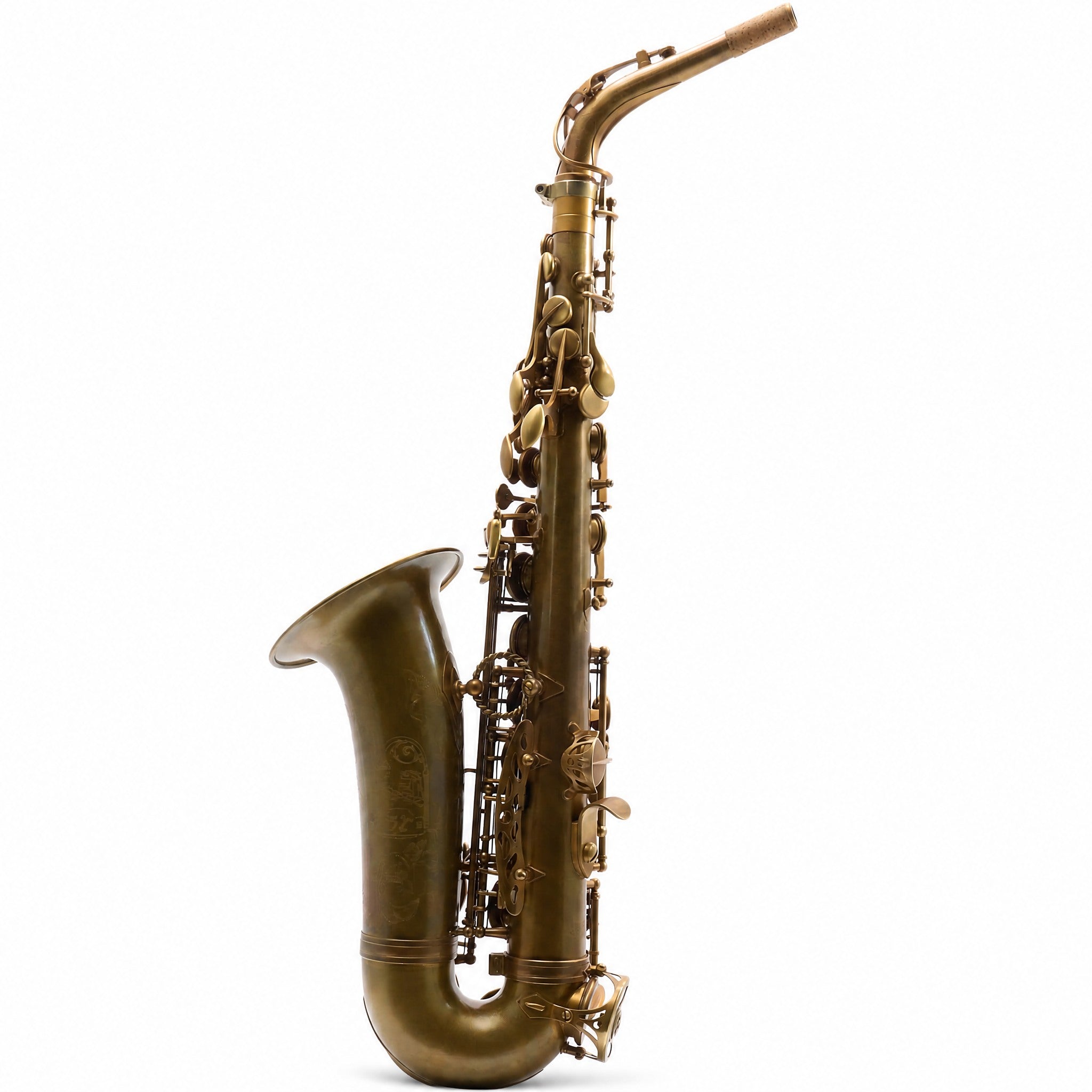 Eastman EAS852 '52nd Street' Professional Alto Saxophone in Aged Unlacquered Brass