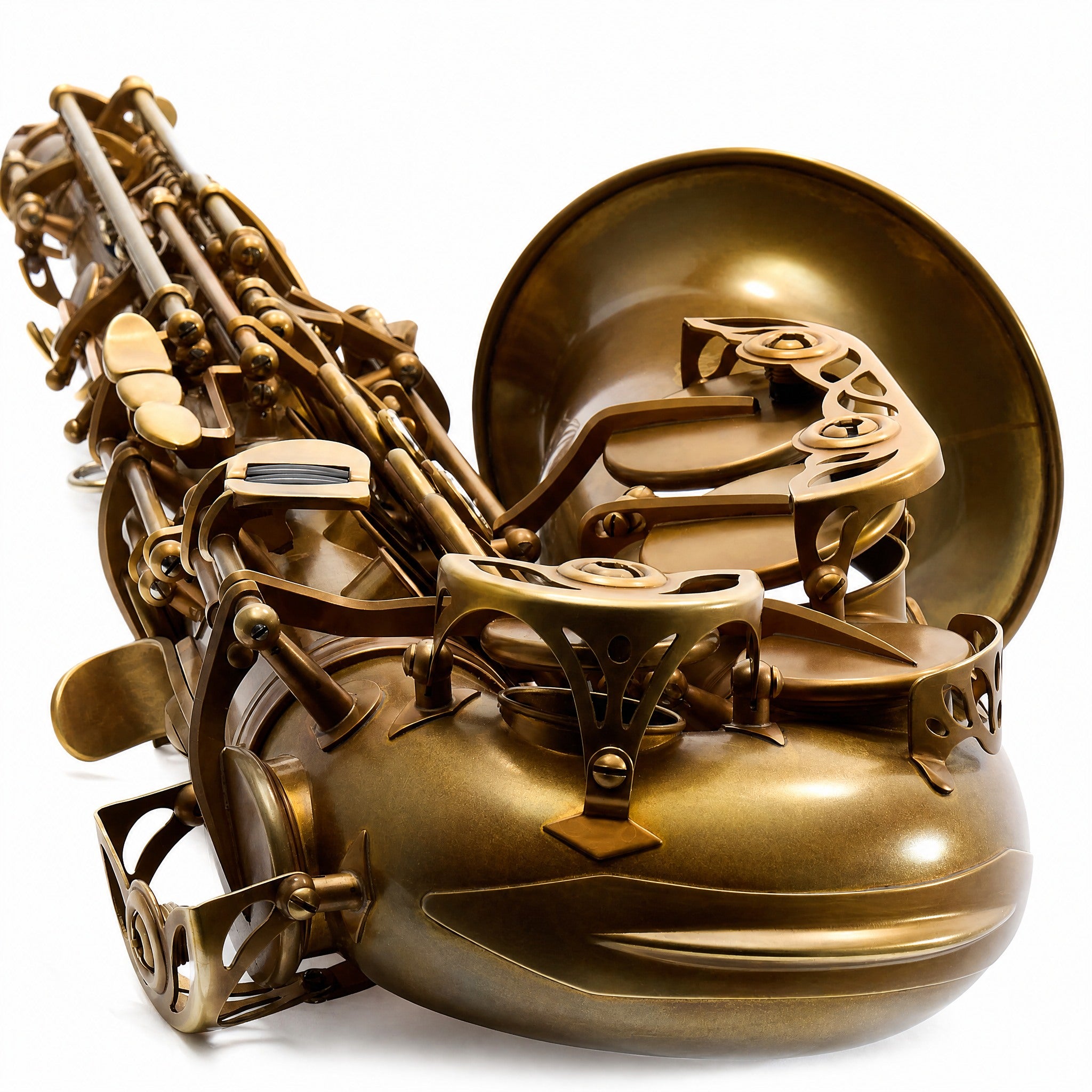 Eastman EAS852 '52nd Street' Professional Alto Saxophone in Aged Unlacquered Brass