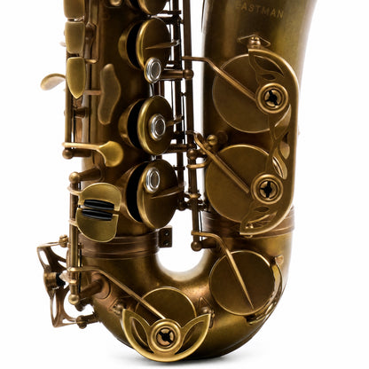 Eastman EAS852 '52nd Street' Professional Alto Saxophone in Aged Unlacquered Brass