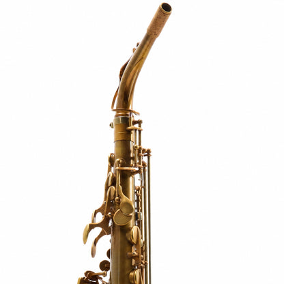 Eastman EAS852 '52nd Street' Professional Alto Saxophone in Aged Unlacquered Brass
