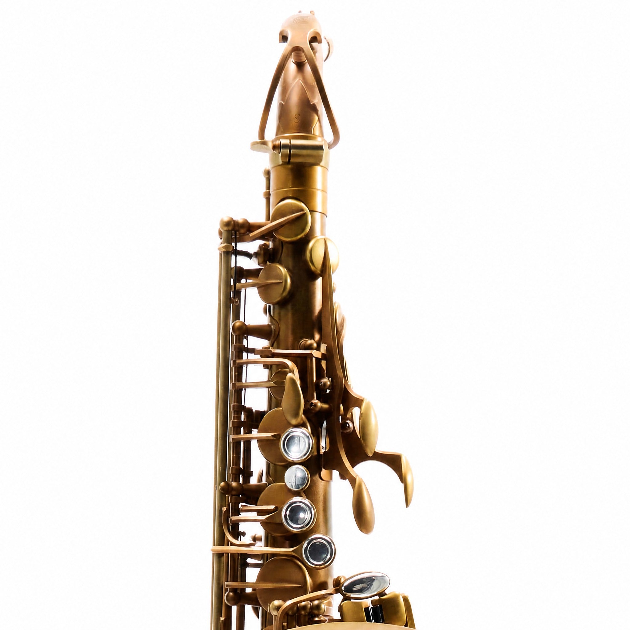 Eastman EAS852 '52nd Street' Professional Alto Saxophone in Aged Unlacquered Brass