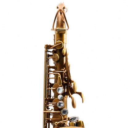 Eastman EAS852 '52nd Street' Professional Alto Saxophone in Aged Unlacquered Brass