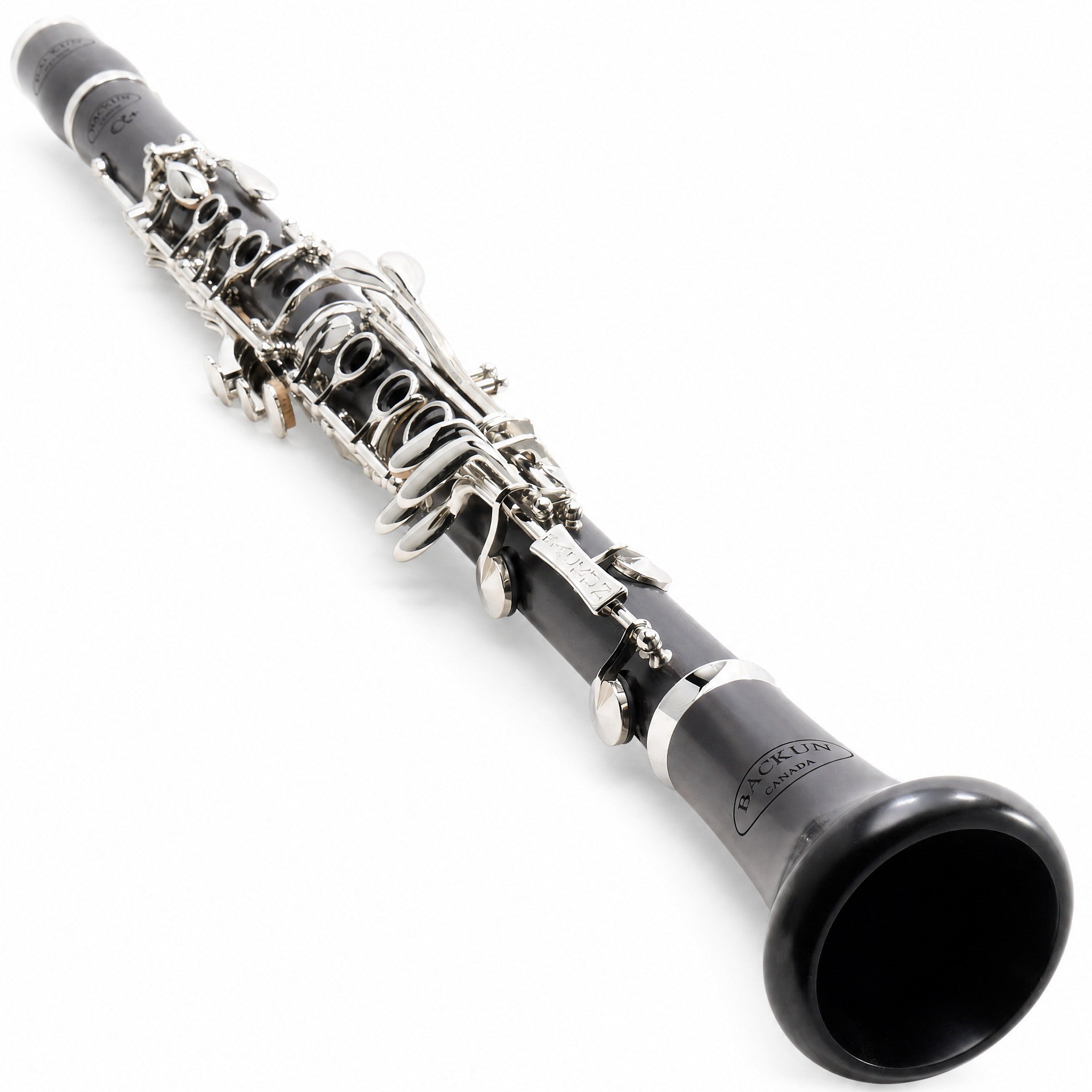 Backun BCLBALPHAG-NKPZ 'Alpha Plus' Student Bb Clarinet in Grenadilla