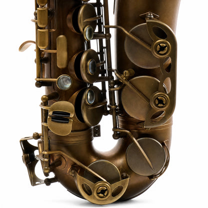 Eastman EAS652 '52nd Street' Alto Saxophone in Aged Unlacquered Brass