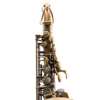 Eastman EAS652 '52nd Street' Alto Saxophone in Aged Unlacquered Brass